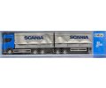 Scania CR20HL 500 Haengerzug blau Plane 1:25
