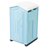 Toilettenkabine Standard 1:14,5 blau