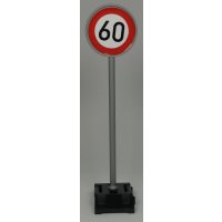 Verkehrsschild 274  1:16 Höchstgeschw 60 km/h