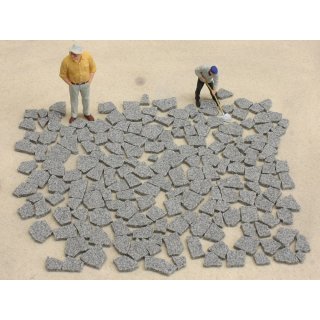 Polygonplatten,Granit hellgrau Größe M